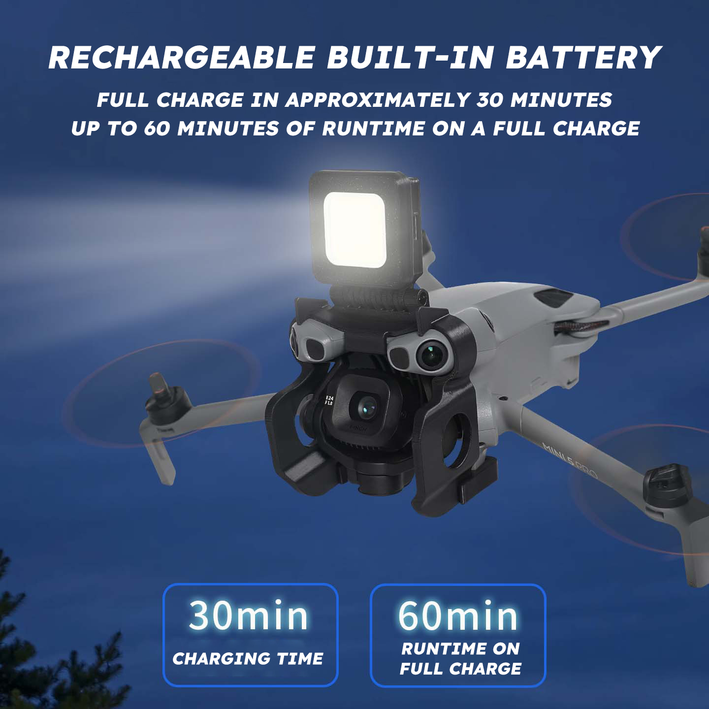 Luz de Vuelo Nocturno para DJI - Drone Strobe Light reseña y precio