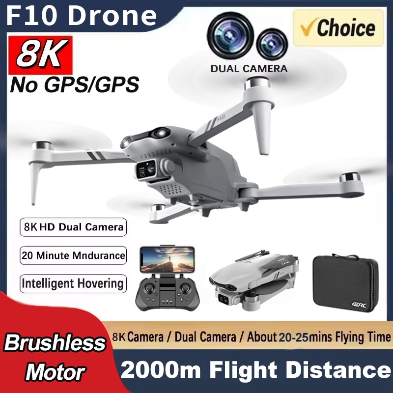 Dron F10 RC profesional 8K con - Jjrc Drone X12 reseña y precio